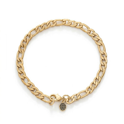 Women's 5mm Figaro Bracelet in Gold