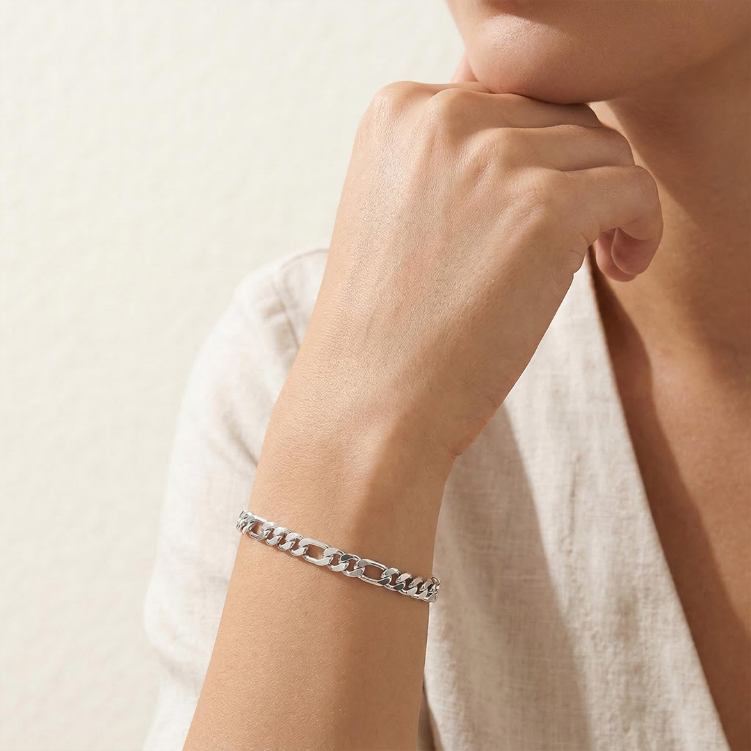 Women's 5mm Figaro Bracelet