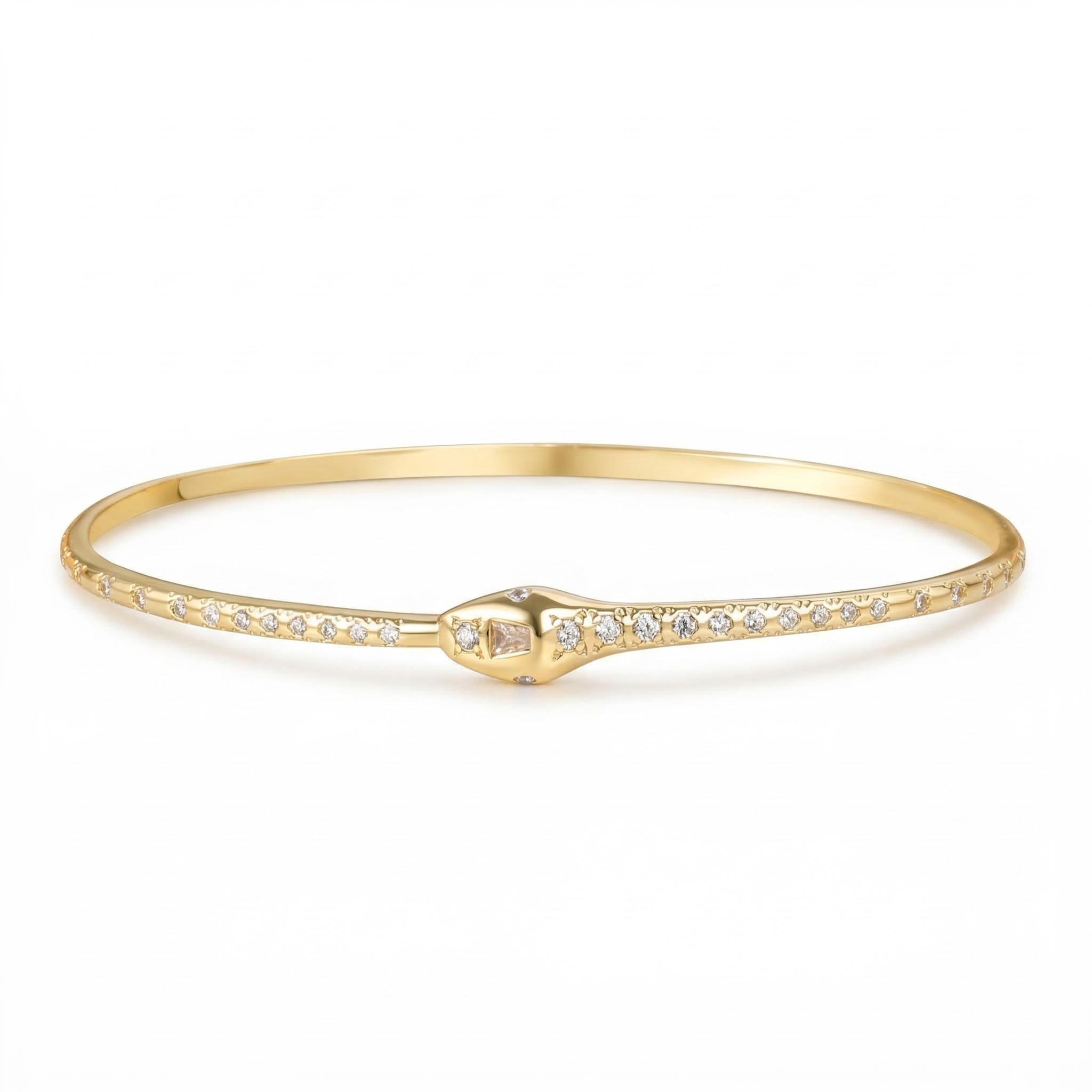Iced Snake Bracelet Bangle
