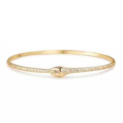 Iced Snake Bracelet Bangle