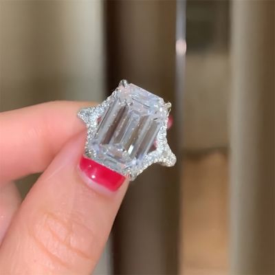 Enchanting Emerald Cut Engagement Ring