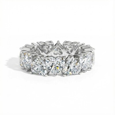 Sweet Heart Cut Eternity Band Sweet Heart Cut Eternity Band