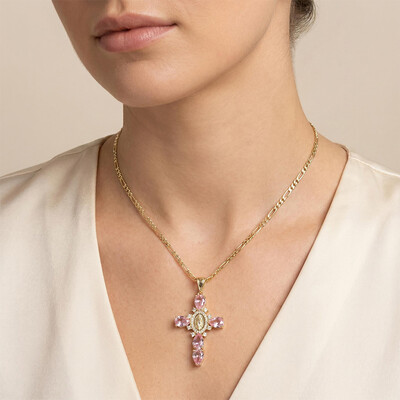 Virgin Mary Cross Pendant
