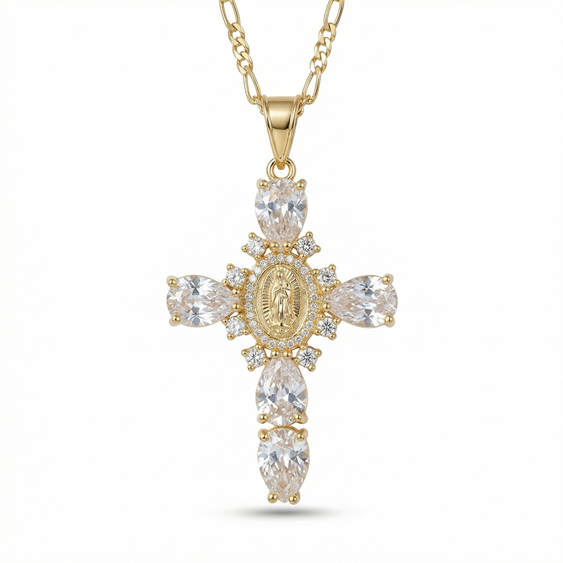 Virgin Mary Cross Pendant Virgin Mary Cross Pendant