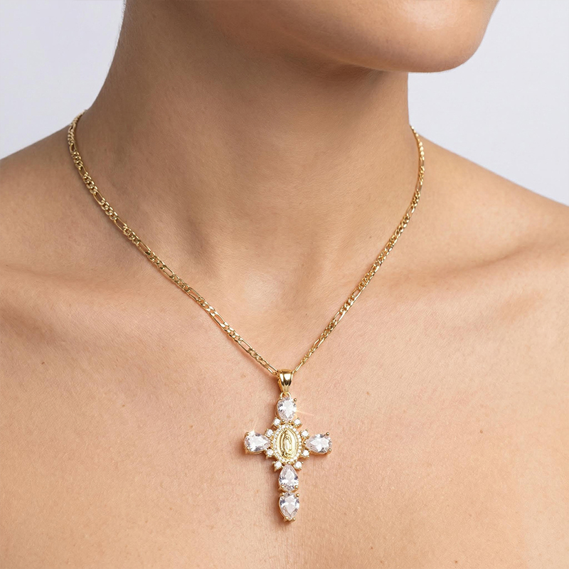 Virgin Mary Cross Pendant Virgin Mary Cross Pendant
