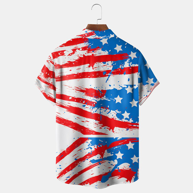 Independence Day Dinosaur Print Shirt