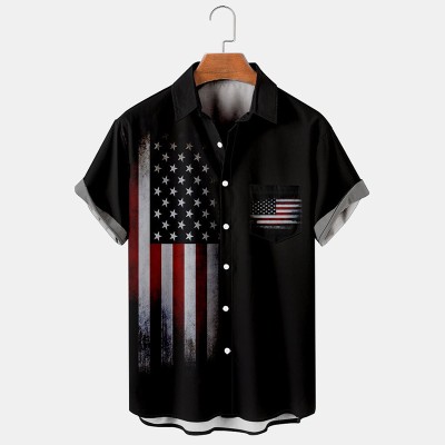 Independence Day Print Casual Shirt