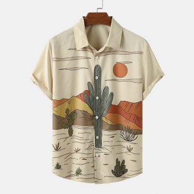 Desert Print Resort Shirt