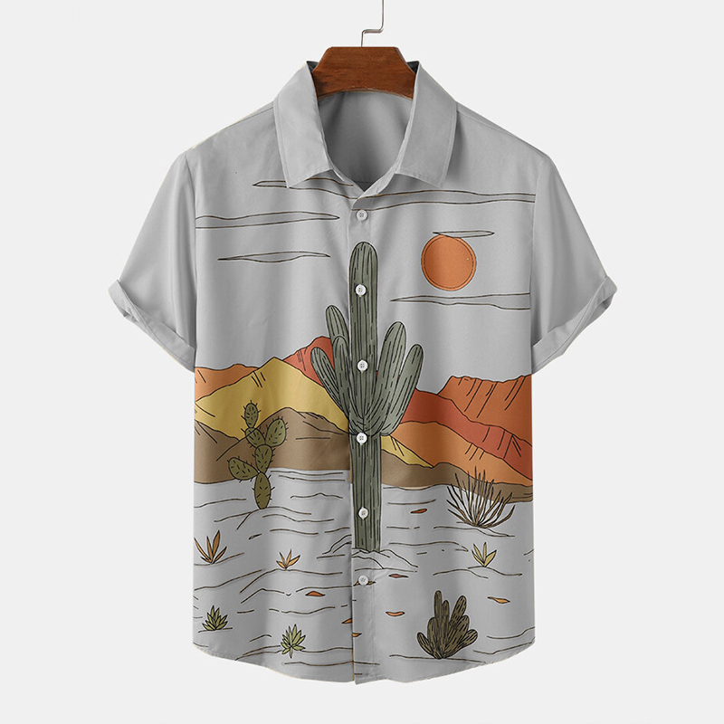 Desert Print Resort Shirt