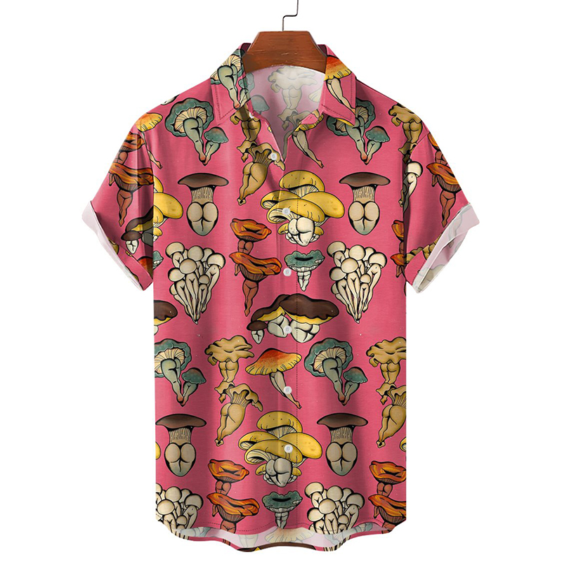 Deep Forest Print Hawaiian Shirts