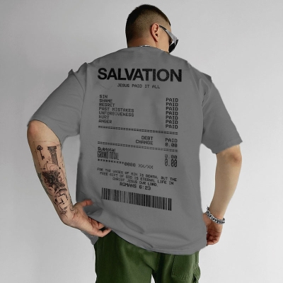 "Jesus Paid It All" Print T-shirt