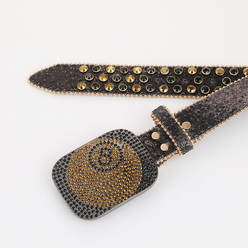 Hip Hop Punk Style Diamond Encrusted Belt