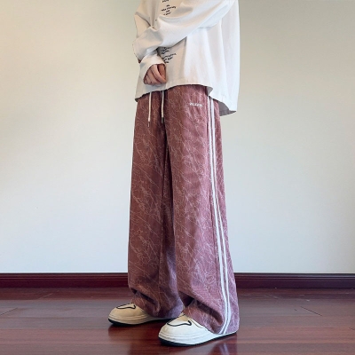 Corduroy Tie-Dye Vintage Casual Pants