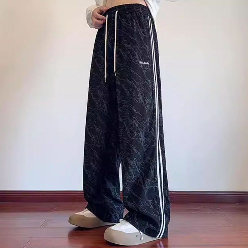 Corduroy Tie-Dye Vintage Casual Pants