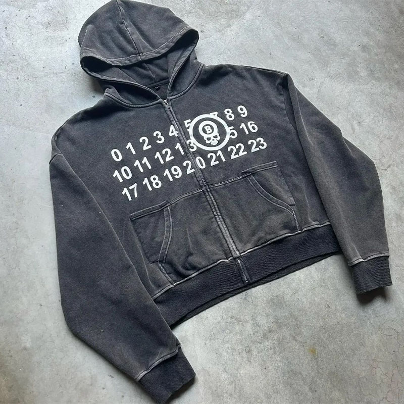 Hip Hop Street Digital Print Hoodie