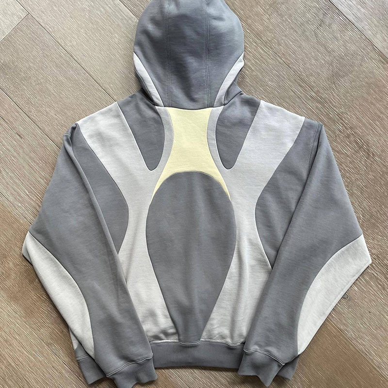 Hip Hop Patchwork Irregular Hoodie