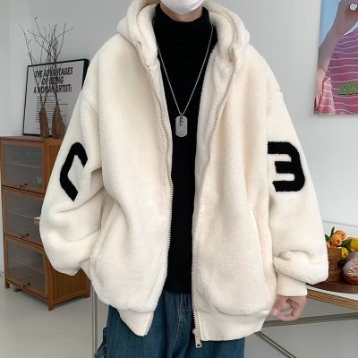 Winter Thickened Plush Hooded Jacket