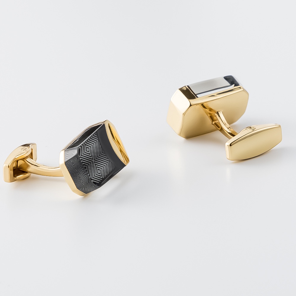 Geometric Pattern Cufflinks