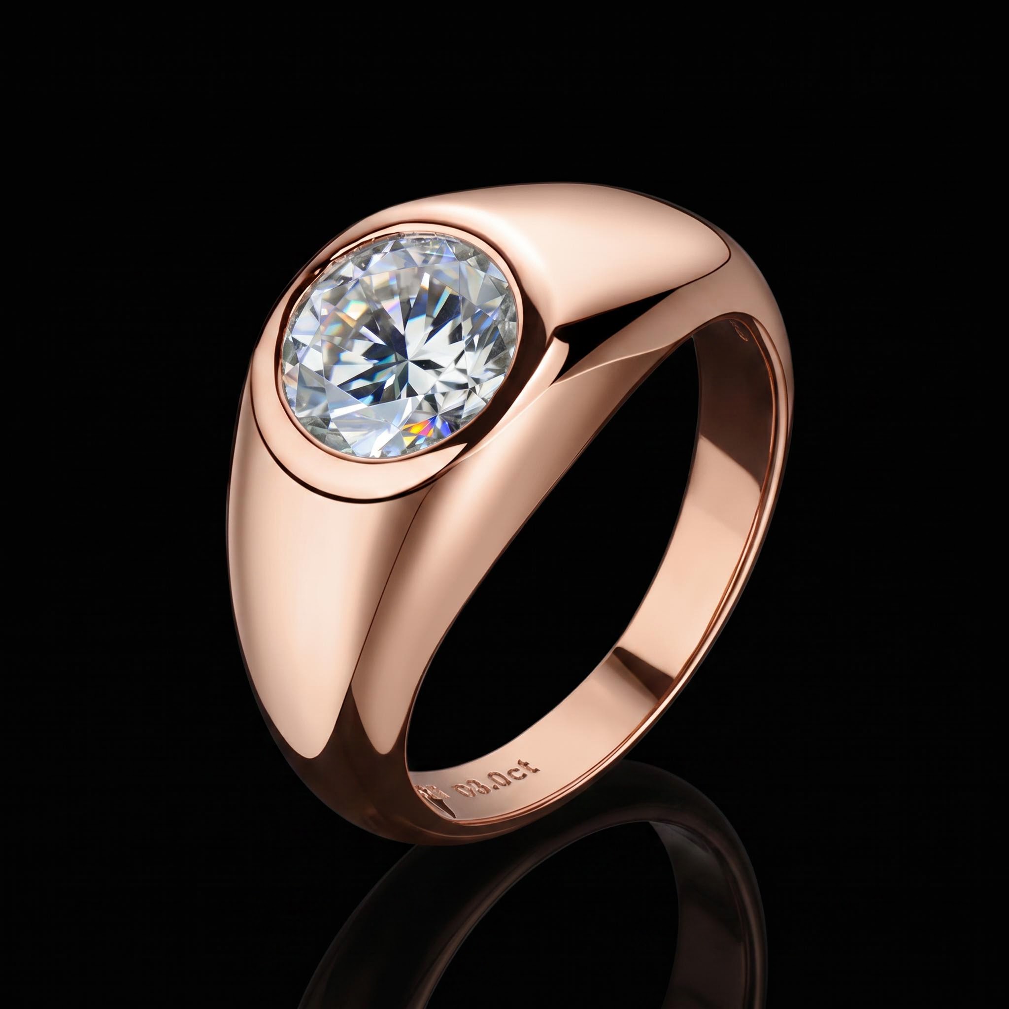 925S & VVS 3Ct Moissanite Ring in White Gold 925S & VVS 3Ct Moissanite Ring in White Gold