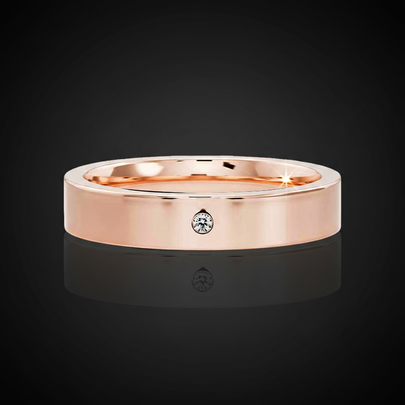 925S & VVS Moissanite 4mm Classic Statement Men's Engagement Ring 925S & VVS Moissanite 4mm Classic Statement Men's Engagement Ring