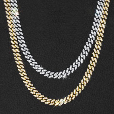 925S & VVS Moissanite 6mm Cuban Link Chain