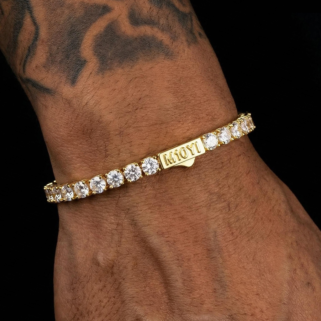 925S & VVS Moissanite Custom Name Tennis Bracelet 925S & VVS Moissanite Custom Name Tennis Bracelet