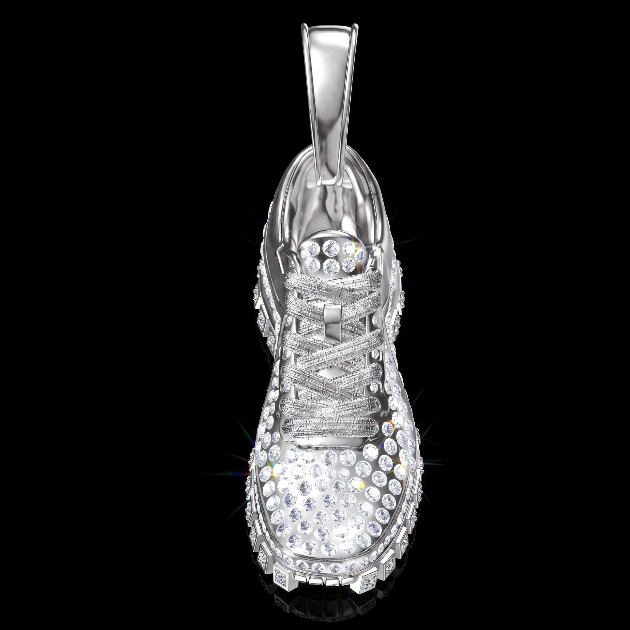 Micro Paved Sports Running Shoes Pendant