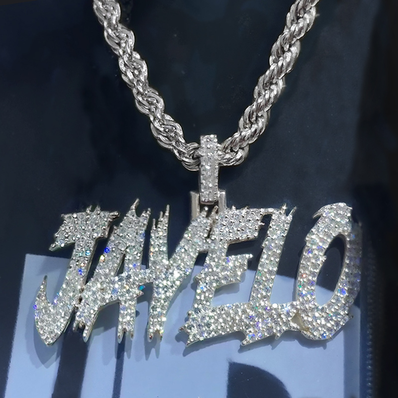 Iced Custom Halloween Name/Letters Pendant