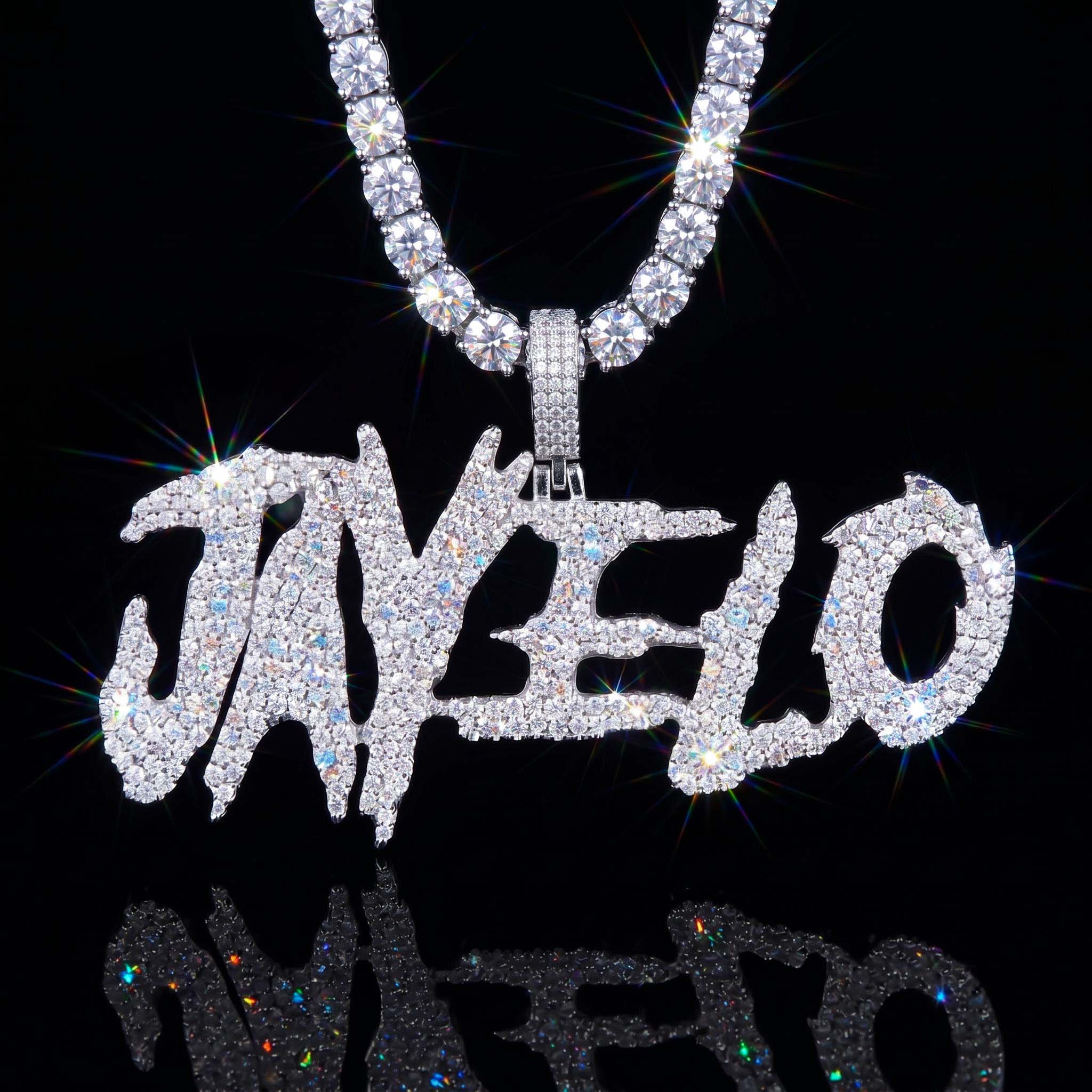 Iced Custom Halloween Name/Letters Pendant