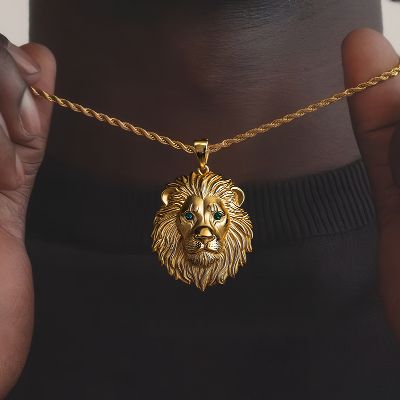 Lion Head Pendant