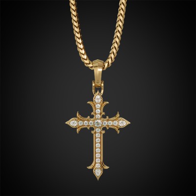 Faith Diamond Cross Pendant