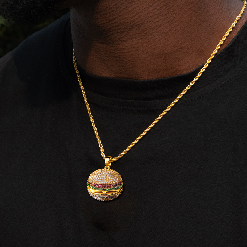 Iced Burger Pendant