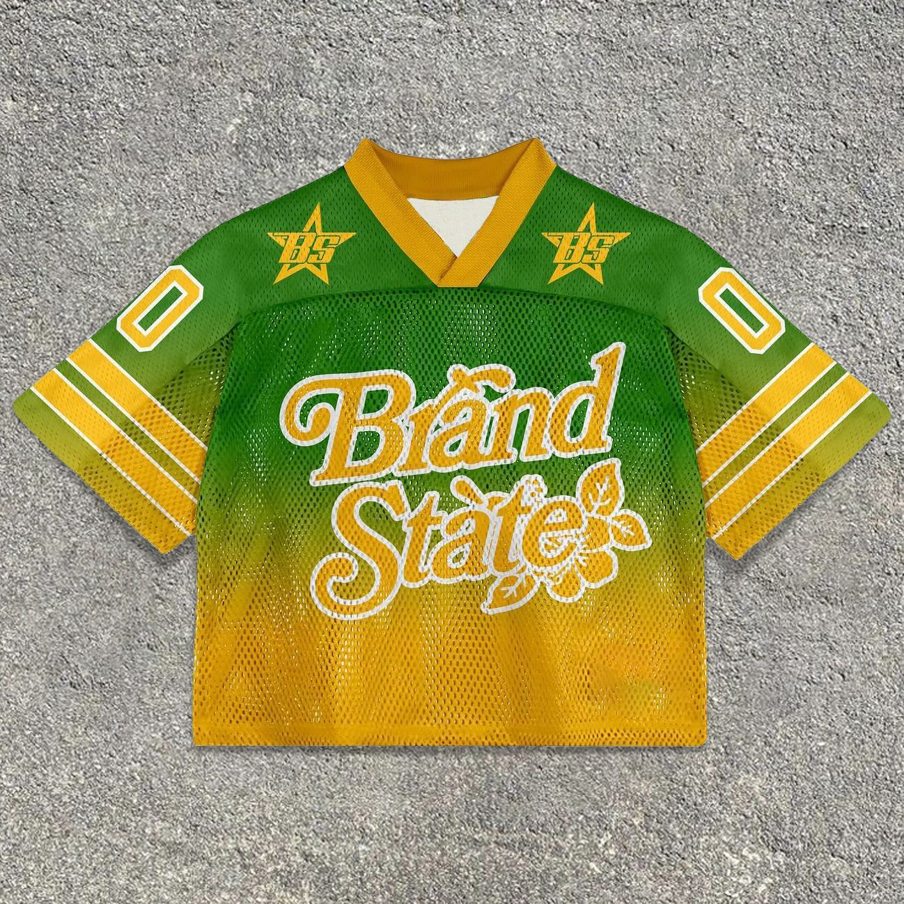 Hip Hop Retro Graffiti Mesh Jersey