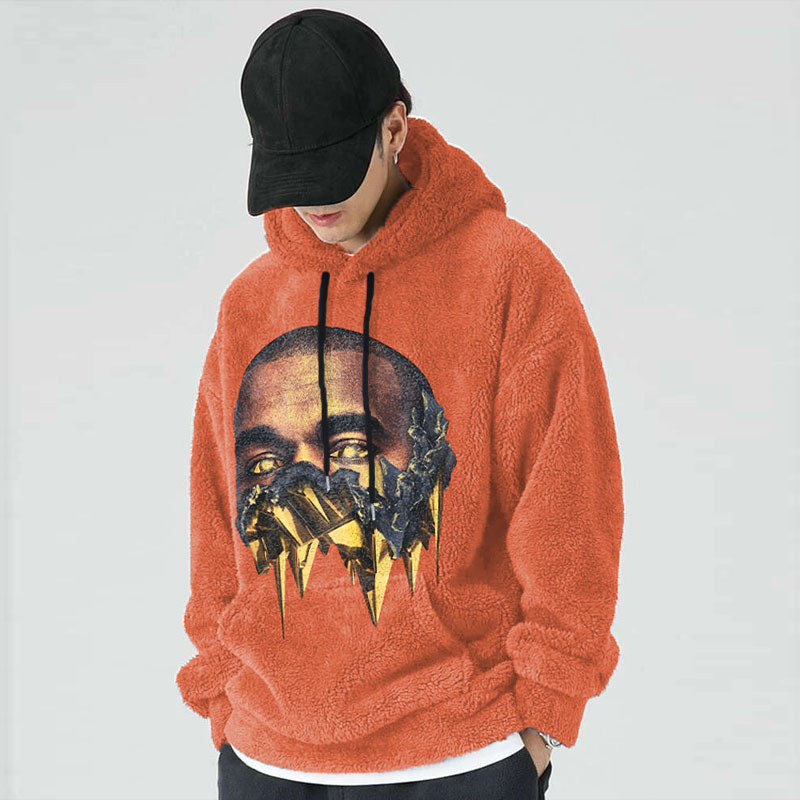 Art Graffiti Flannel Hoodie