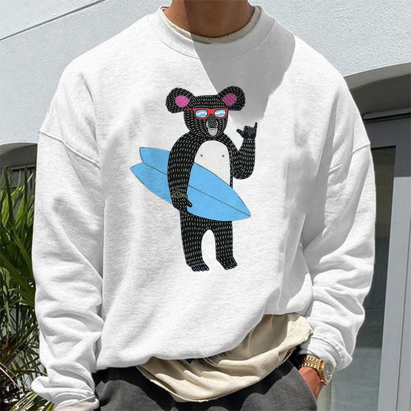 Unisex Cartoon Print Sweatshirt