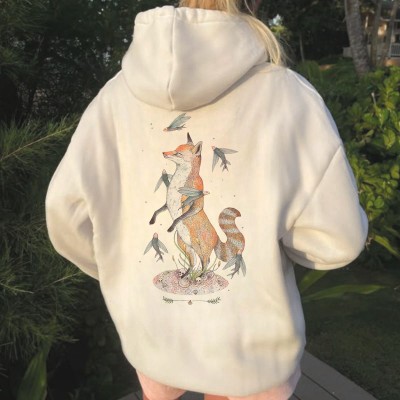 Warm Thick Printed Hoodie