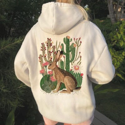 Warm Thick Printed Hoodie