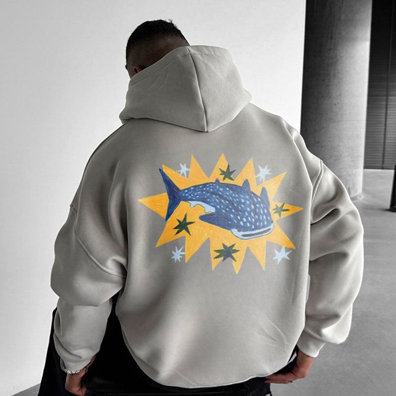 Ocean Element Graffiti Hoodie