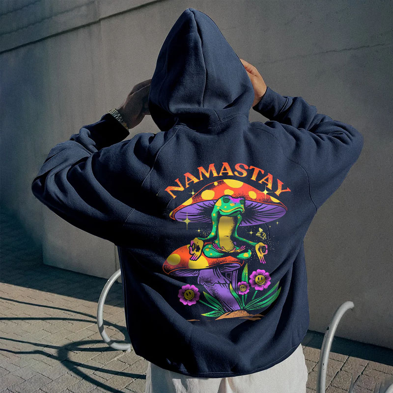 Frog Mushroom Graffiti Hoodie