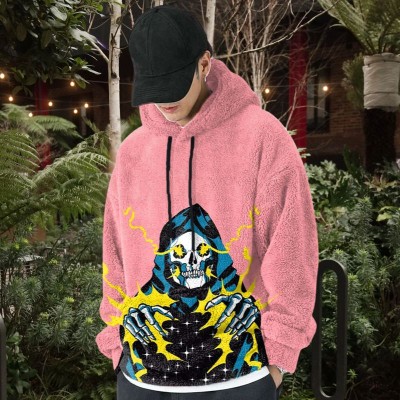 Magic Skull Flannel Hoodie