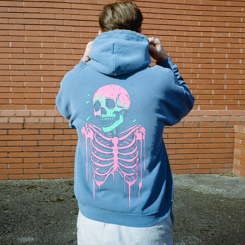 Melted Skull Unisex Hoodie