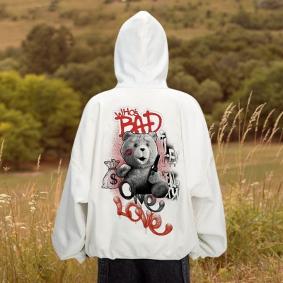 Bad Love Bear Unisex Hoodie