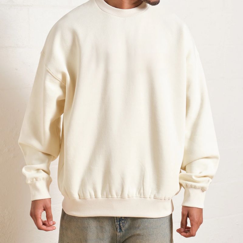 Warm Thick Crew Neck Printed Sweatshirt