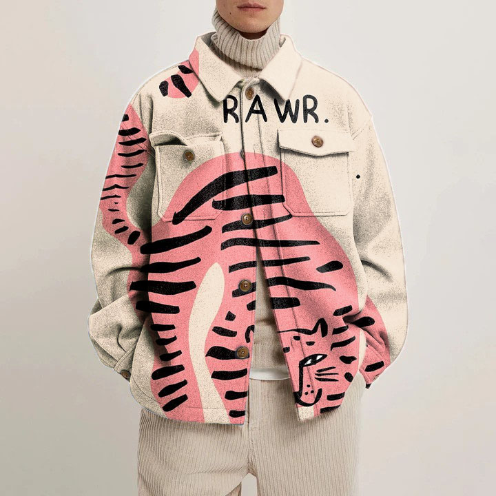 Animal Series Art Painting Shirt Jacket