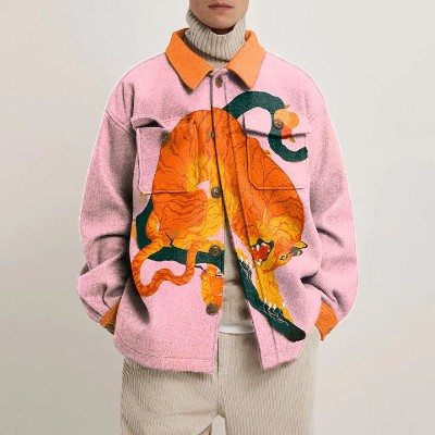 Animal Series Art Painting Shirt Jacket