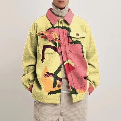 Animal Series Art Painting Shirt Jacket