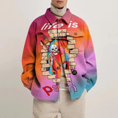 Personalized Art Painting Graffiti Shirt Jacket