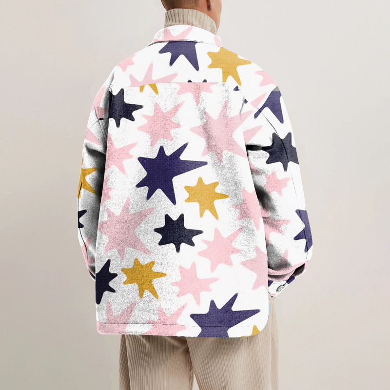 Alien Star Graffiti Shirt Jacket