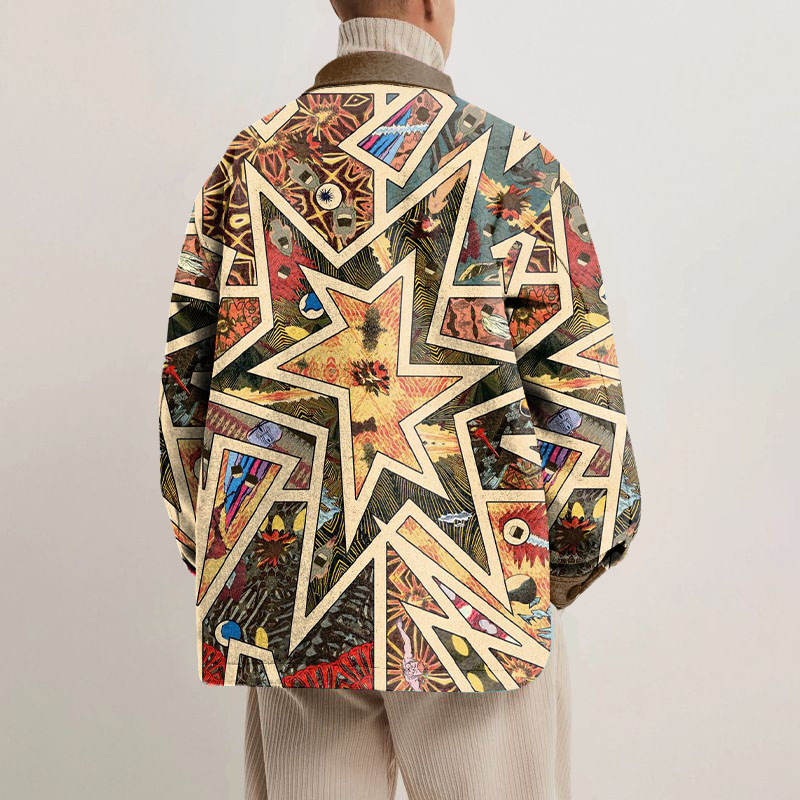 Deconstructed Stars Shirt Jacket