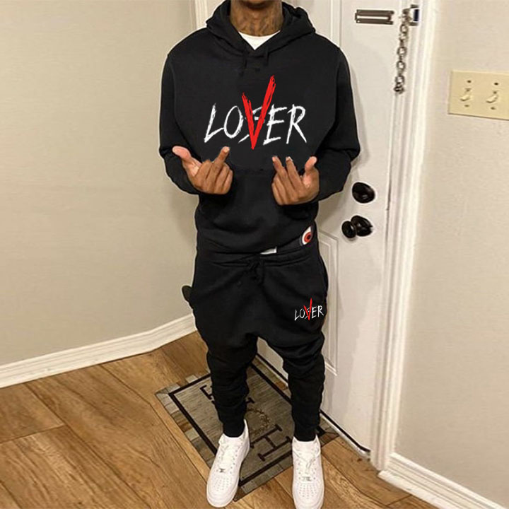 Lover Not Loser Hoodie Set